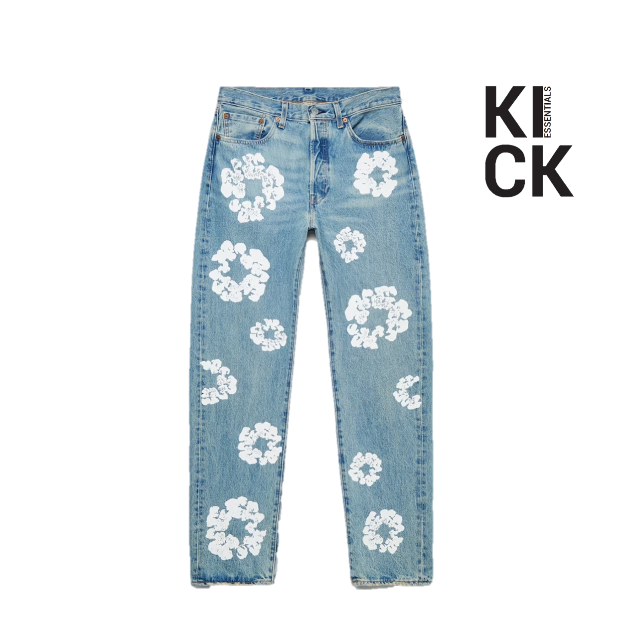 DENIM TEARS JEANS 'LIGHT WASH'