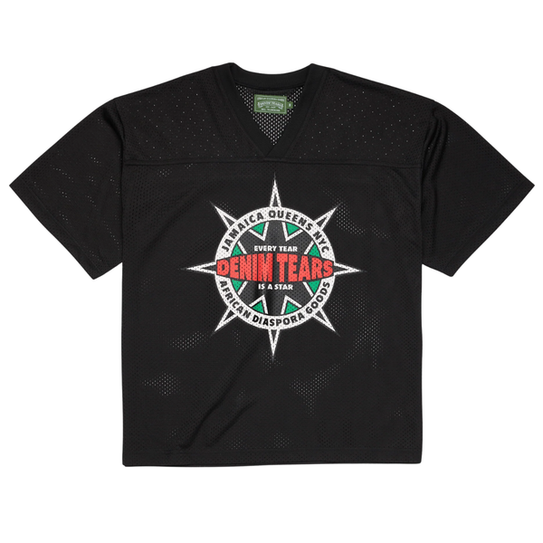 DENIM TEARS JERSEY 'FOOTBALL EVERY STAR BLACK'