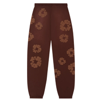 DENIM TEARS PANTS 'MONOCHROME BROWN'