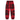 DENIM TEARS PANTS 'PLAID WREATH RED'