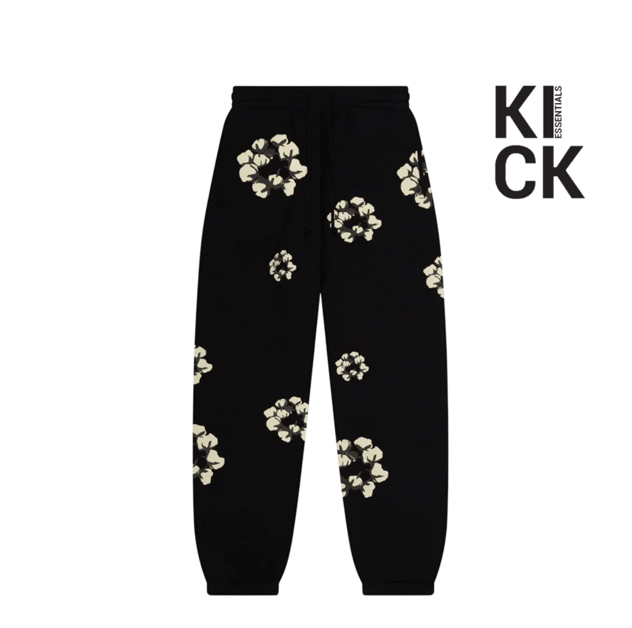 DENIM TEARS PANTS 'CACTUS TEARS BLACK'