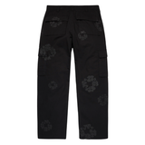 DENIM TEARS PANT 'CARGO MONO WREATH BLACK'
