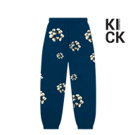 DENIM TEARS PANTS 'CACTUS TEARS NAVY'