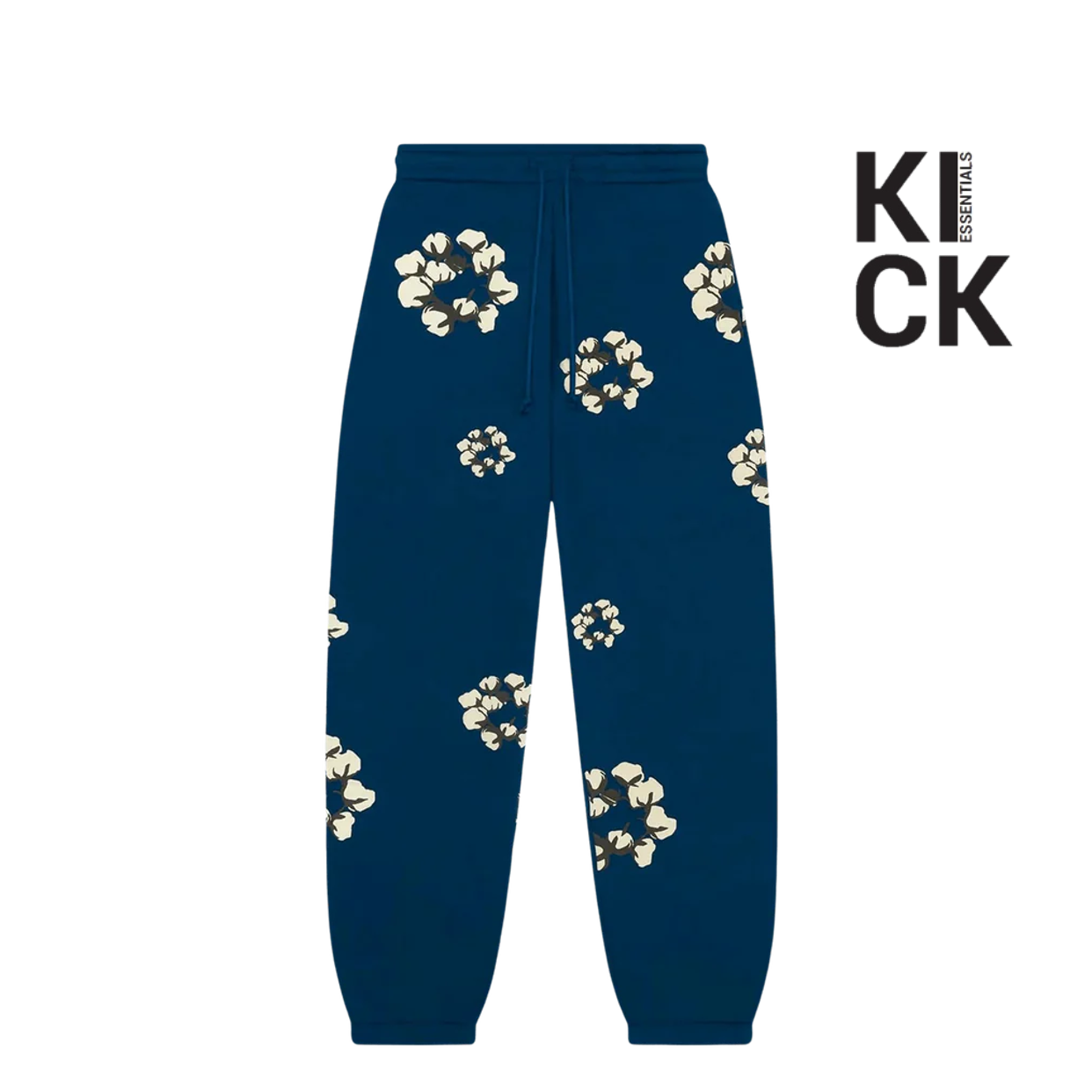 DENIM TEARS PANTS 'CACTUS TEARS NAVY'