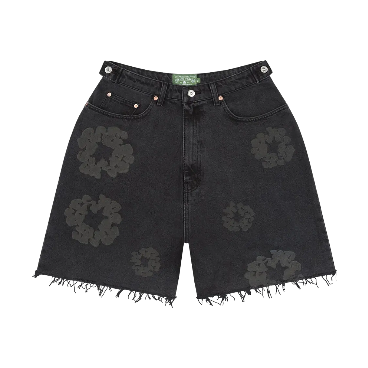 DENIM TEARS SHORT 'MONO COTTON DENIM BLACK'