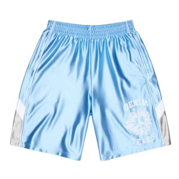DENIM TEARS SHORT 'DENIM U BASKETBALL LIGHT BLUE'