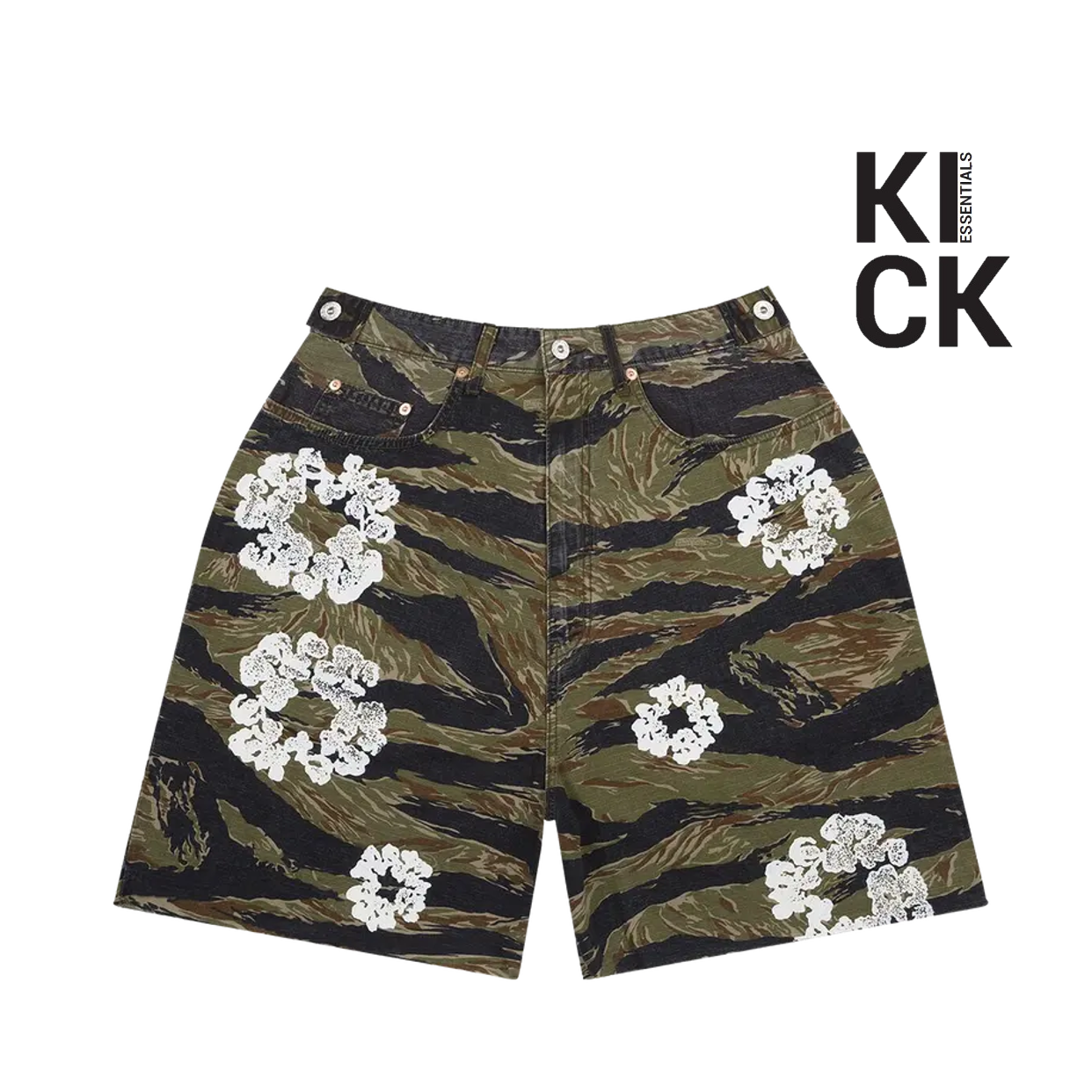 DENIM TEARS SHORTS 'TIGER CAMO WREATH'