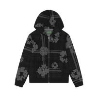 DENIM TEARS HOODIE 'ZIP-UP PLAID'