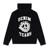 DENIM TEARS ZIP HOODIE 'UNIVERSITY BLACK'