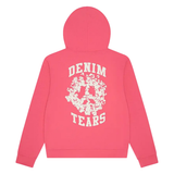 DENIM TEARS ZIP HOODIE 'UNIVERSITY PINK'