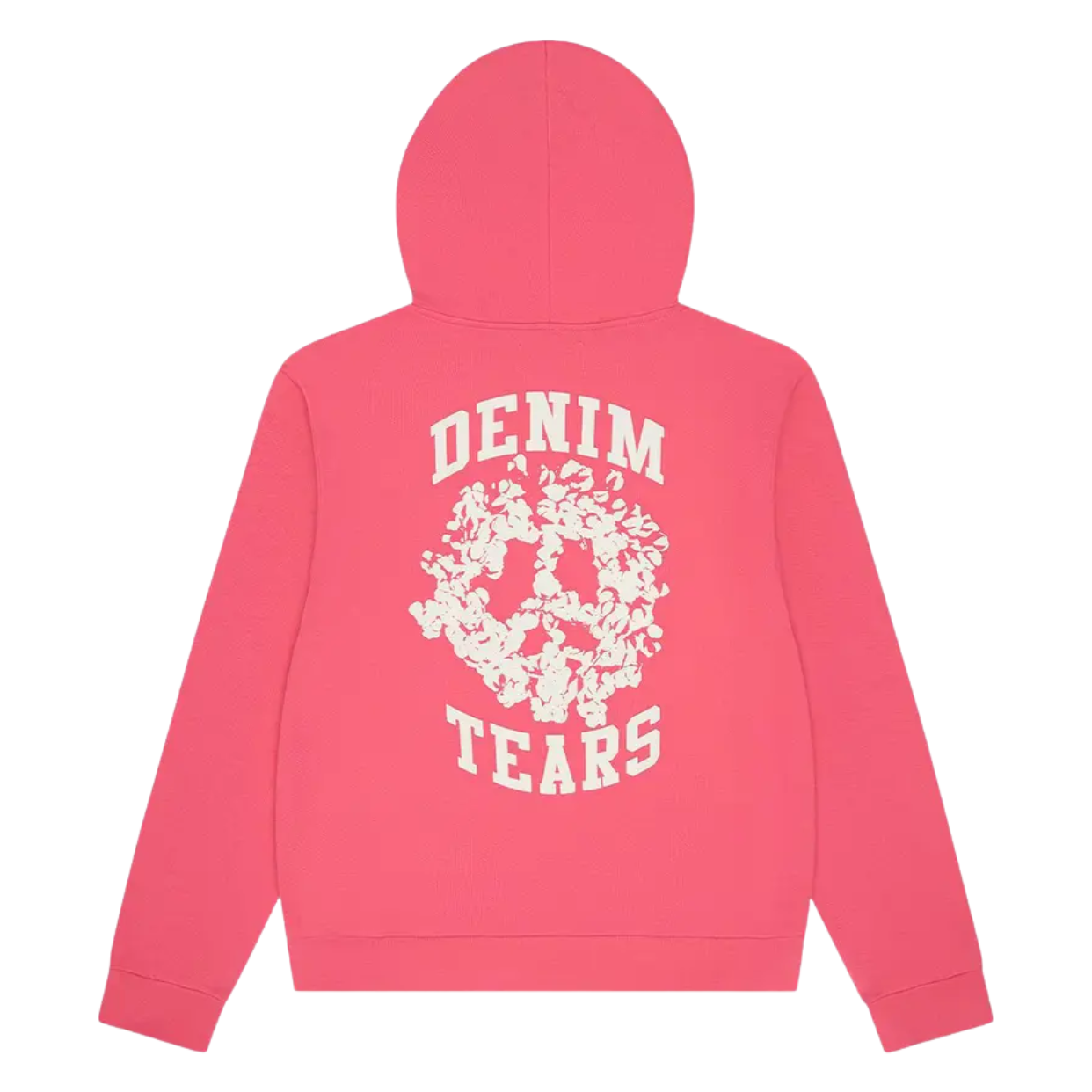 DENIM TEARS ZIP HOODIE 'UNIVERSITY PINK'