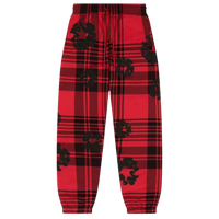DENIM TEARS PANTS 'PLAID WREATH RED'