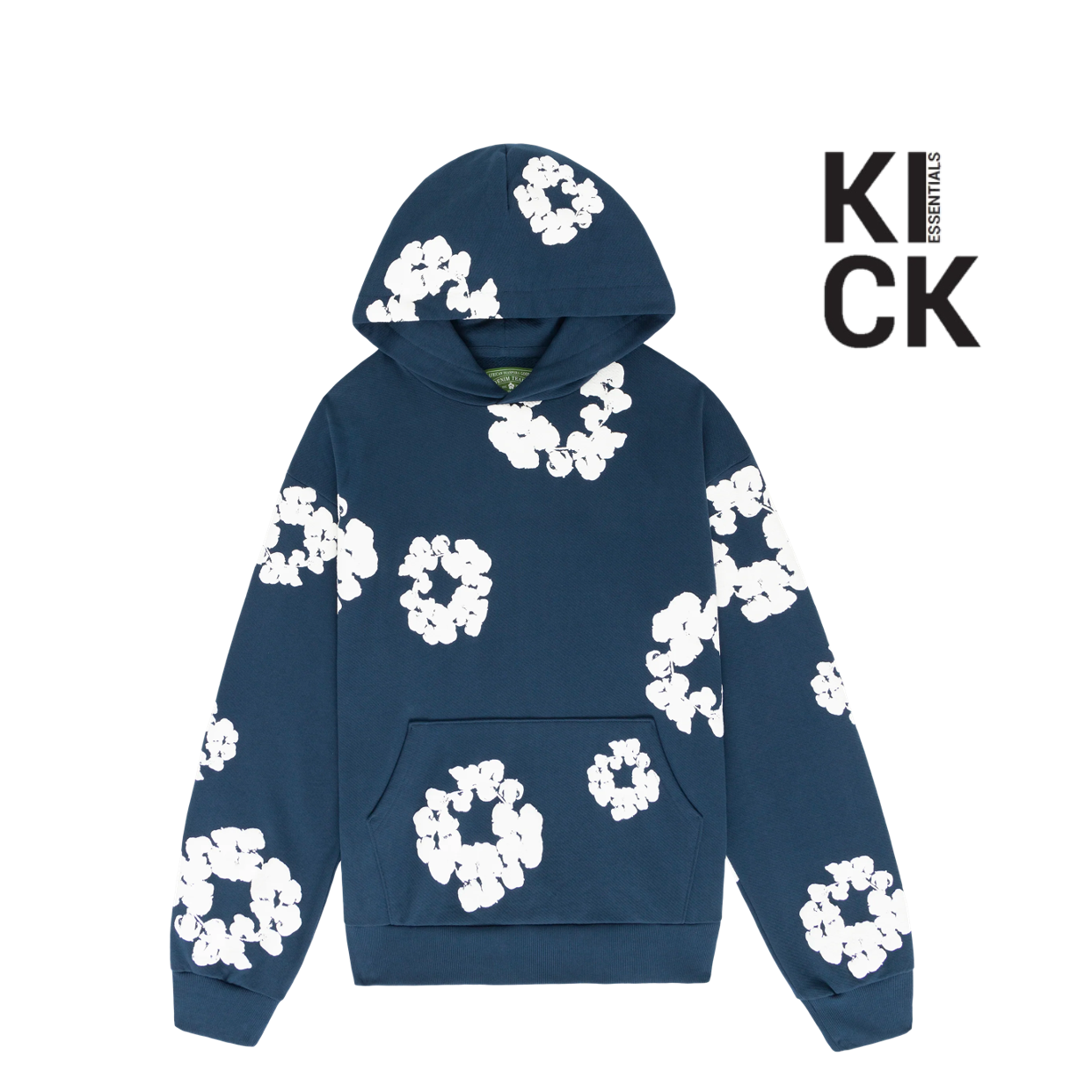 DENIM TEARS HOODIE 'NAVY'