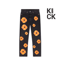 DENIM TEARS JEANS 'OFFSET BLACK'