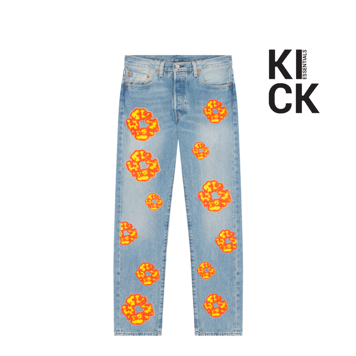 DENIM TEARS JEANS 'OFFSET BLUE'