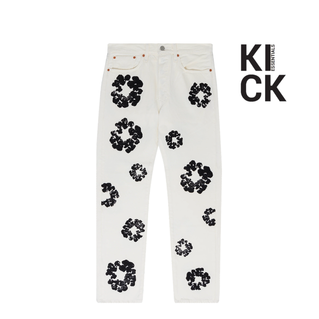 DENIM TEARS JEANS 'WHITE'