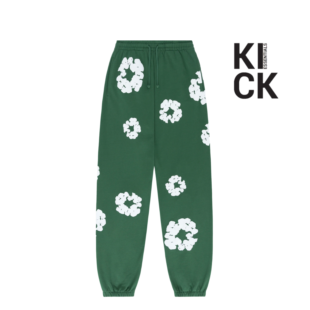 DENIM TEARS PANTS 'GREEN'