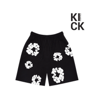 DENIM TEARS SHORTS 'BLACK'
