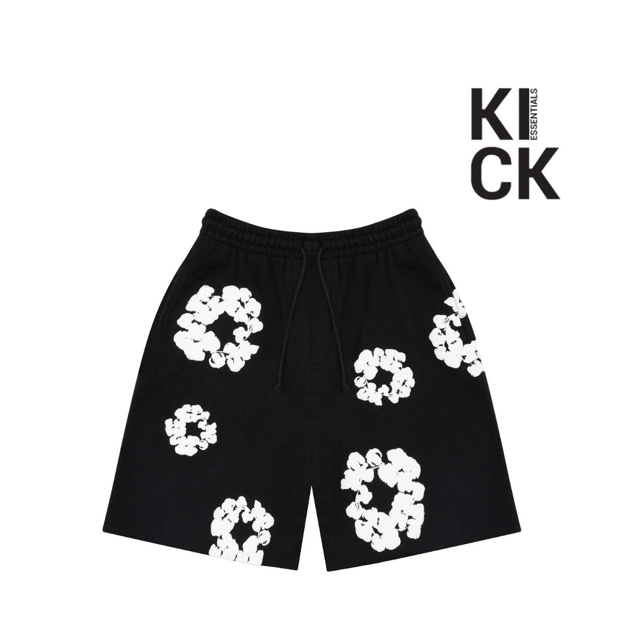 DENIM TEARS SHORTS 'BLACK'