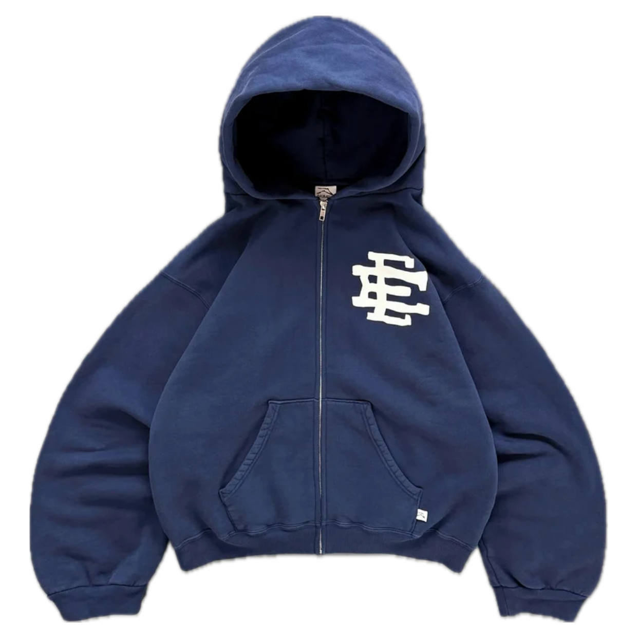 ERIC EMANUEL ZIP HOODIE 'AKIMBO FADED NAVY'