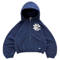 ERIC EMANUEL ZIP HOODIE 'AKIMBO FADED NAVY'