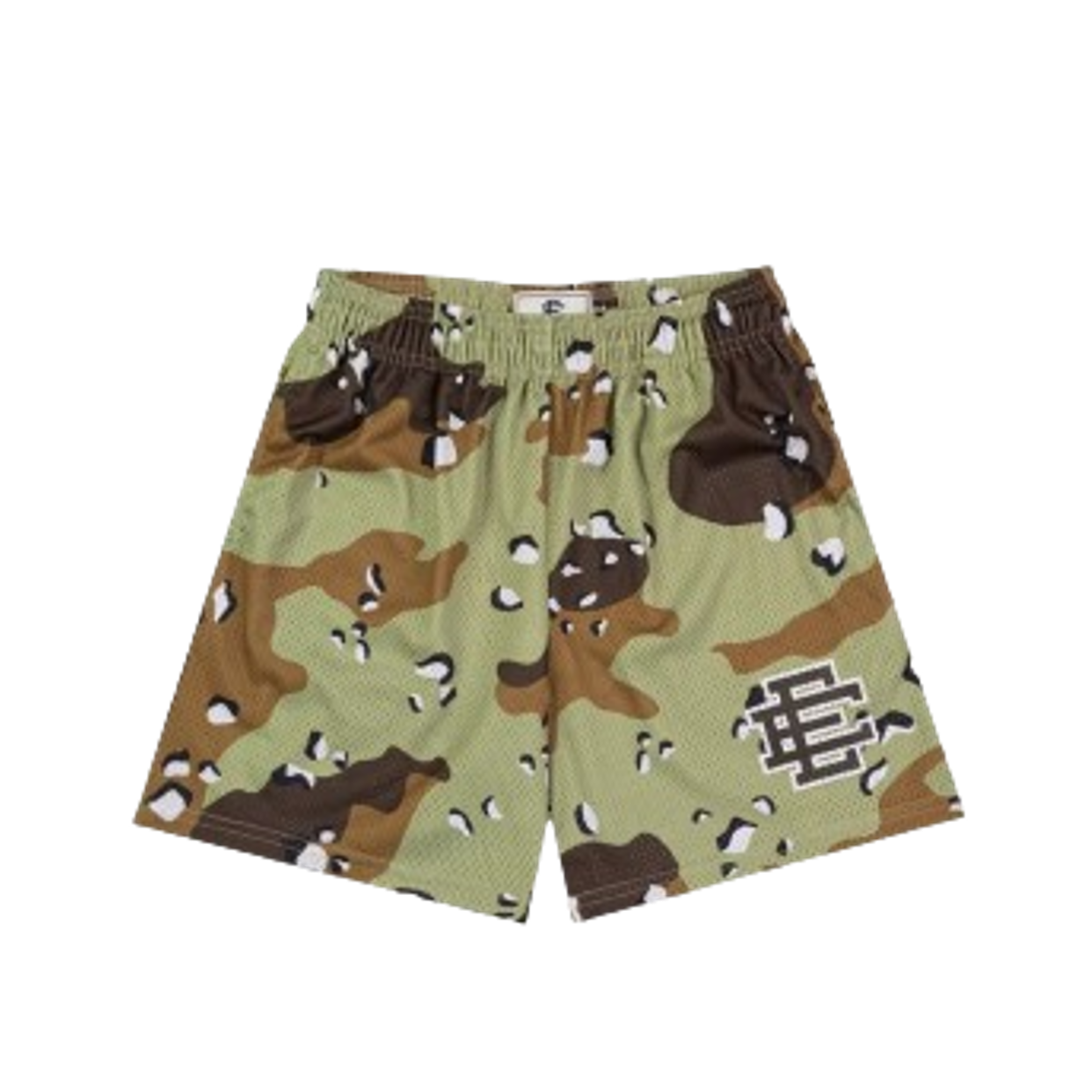 ERIC EMANUEL SHORTS 'CAMO GREEN CHIP BROWN'