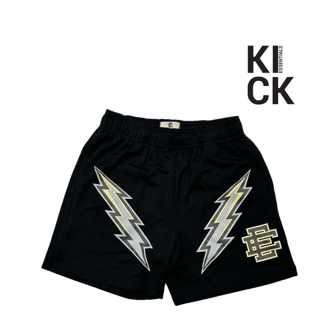 ERIC EMANUEL SHORTS 'BLACK GOLD LIGHTNING'