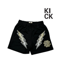 ERIC EMANUEL SHORTS 'BLACK GOLD LIGHTNING'