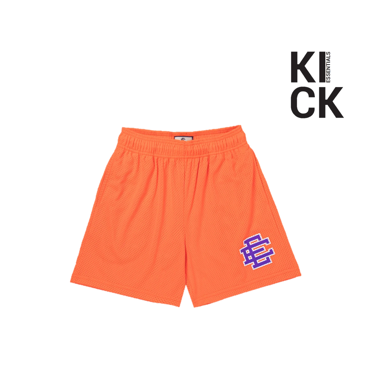 ERIC EMANUEL SHORTS 'FIERY CORAL OFF WHITE'