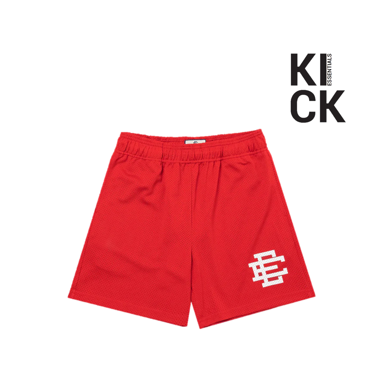 ERIC EMANUEL SHORTS 'RED WHITE LOGO'