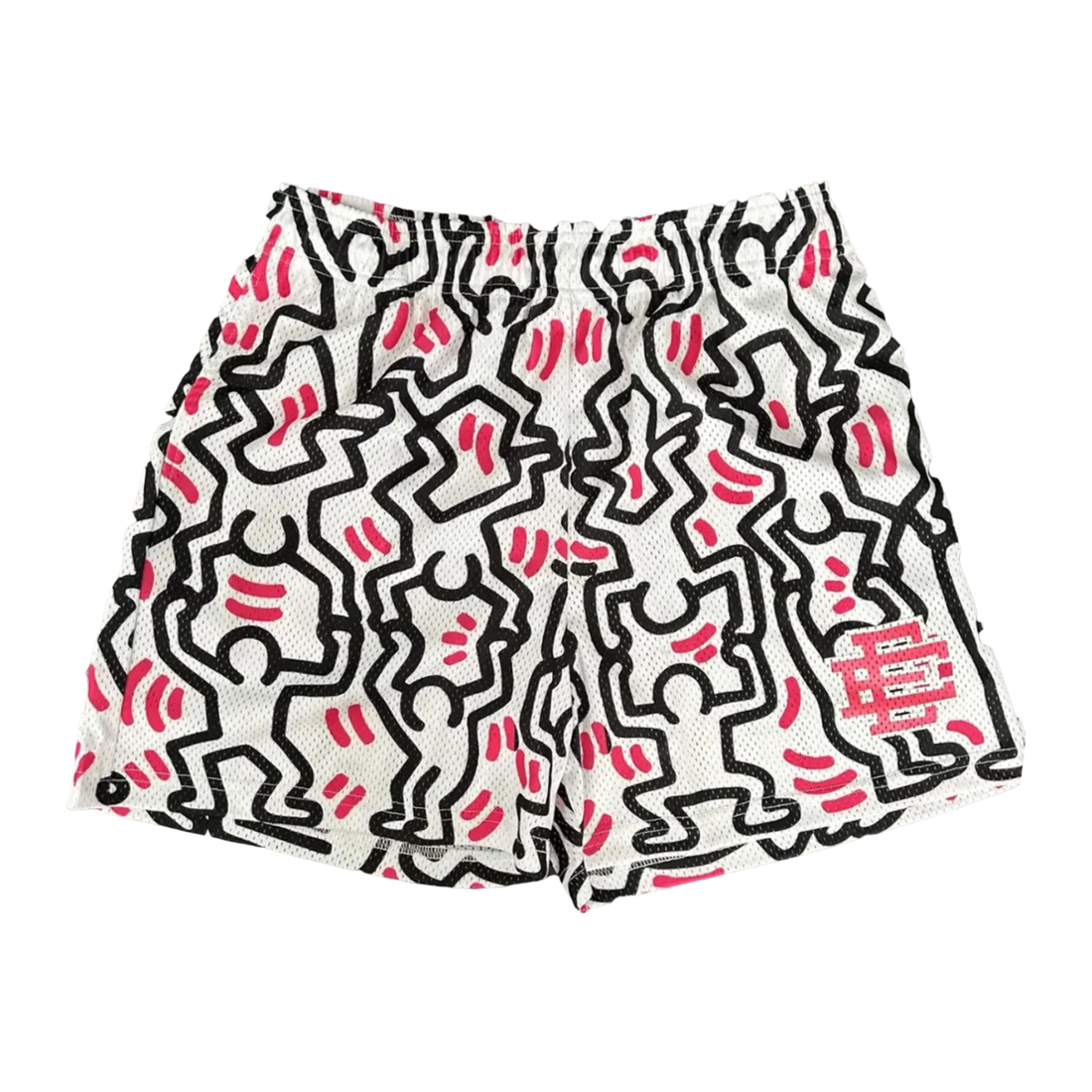 ERIC EMANUEL SHORT 'KEITH HARING MIAMI EXCLUSIVE PINK WHITE'