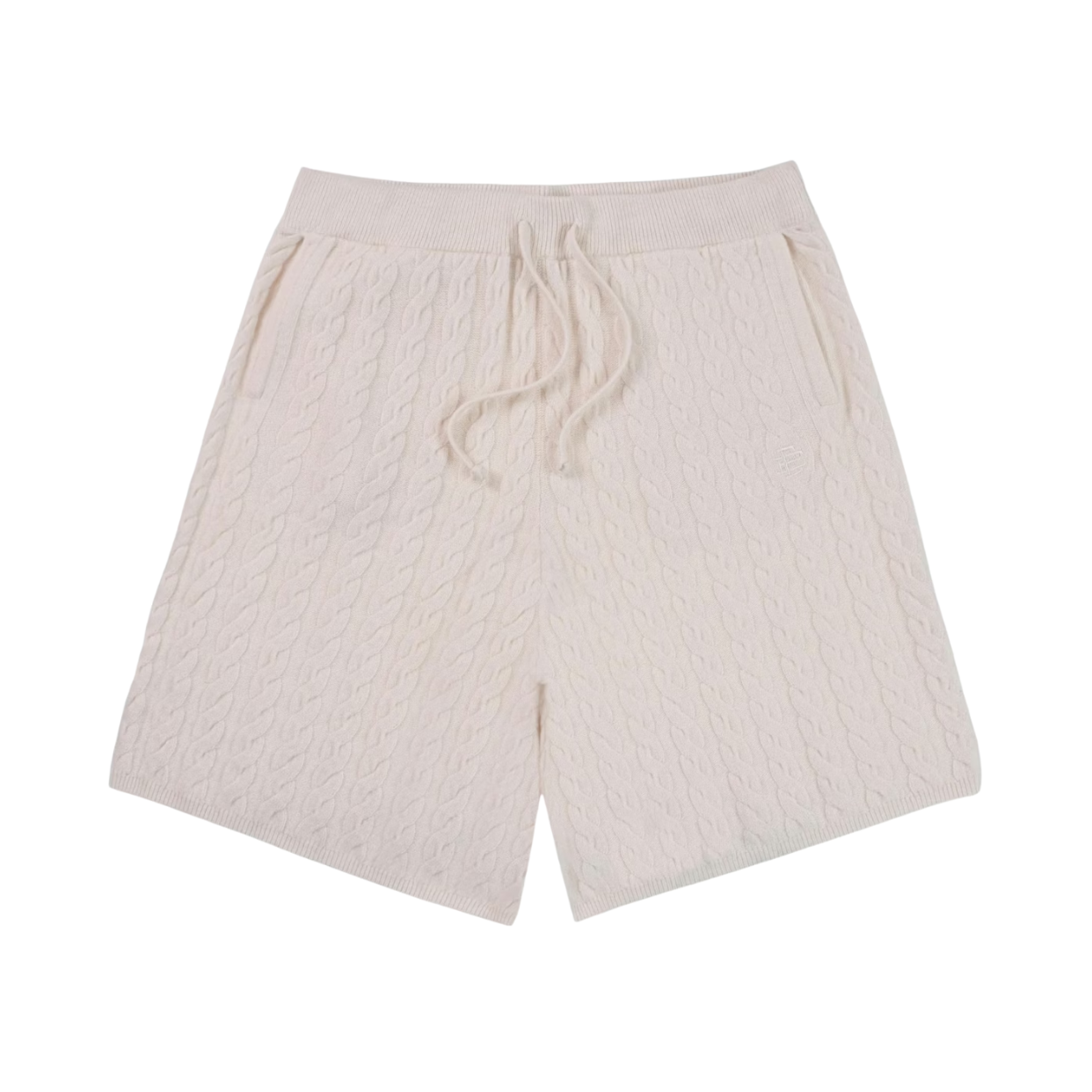 ERIC EMANUEL SHORTS 'CABLE KNIT IVORY'