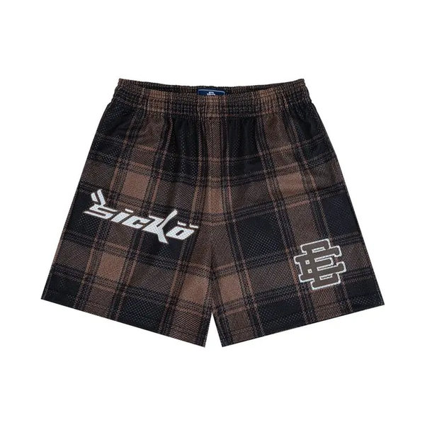 ERIC EMANUEL SHORT 'SICKO BROWN PLAID'