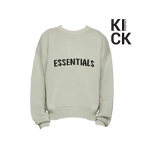 ESSENTIALS CREWNECK 'KNIT CONCRETE'