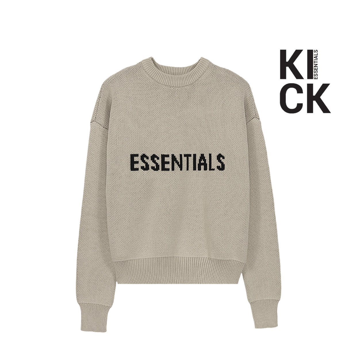 ESSENTIALS CREWNECK 'KNIT LINEN'