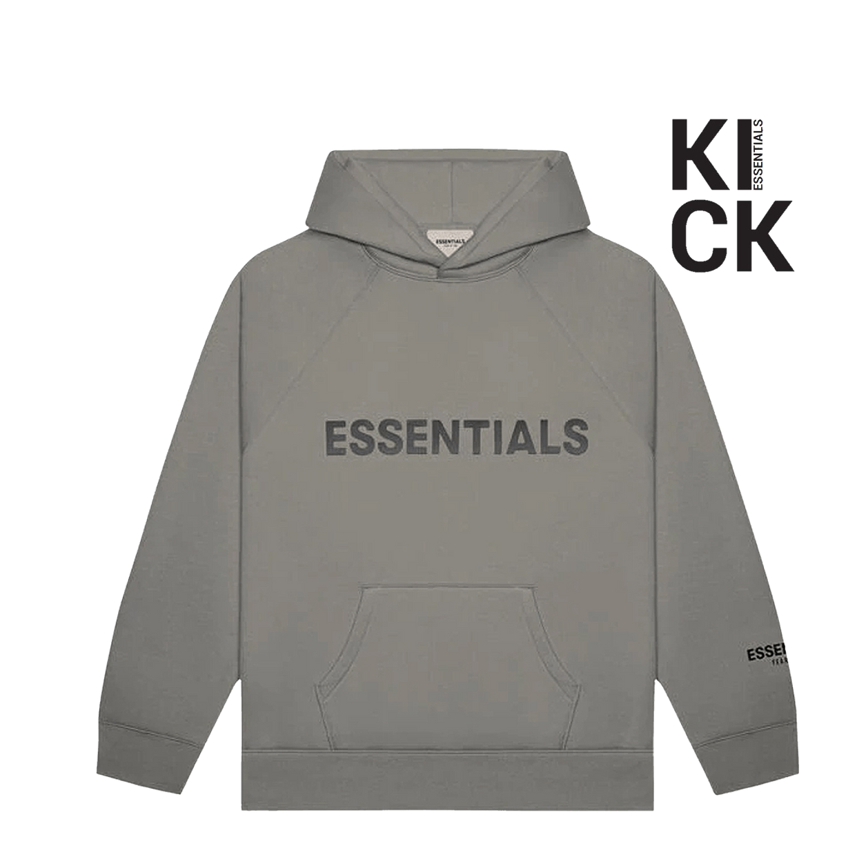 ESSENTIALS HOODIE 'CHARCOAL'