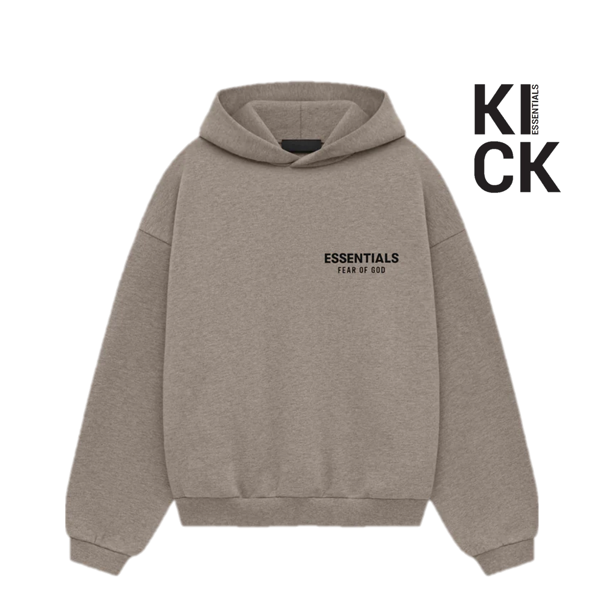 ESSENTIALS HOODIE 'HEATHER GRAY'