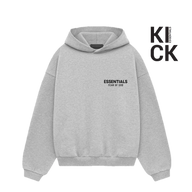 ESSENTIALS HOODIE 'LIGHT HEATHER GRAY'