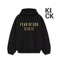 ESSENTIALS HOODIE 'STATE BLACK'