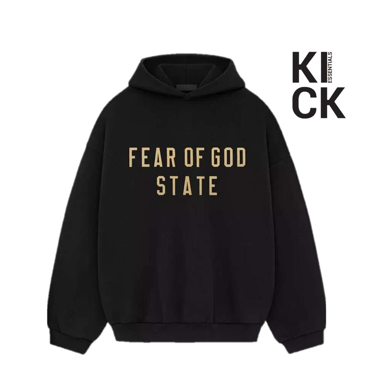 ESSENTIALS HOODIE 'STATE BLACK'