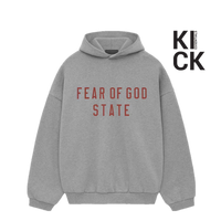 ESSENTIALS HOODIE 'STATE DARK HEATHER GREY'