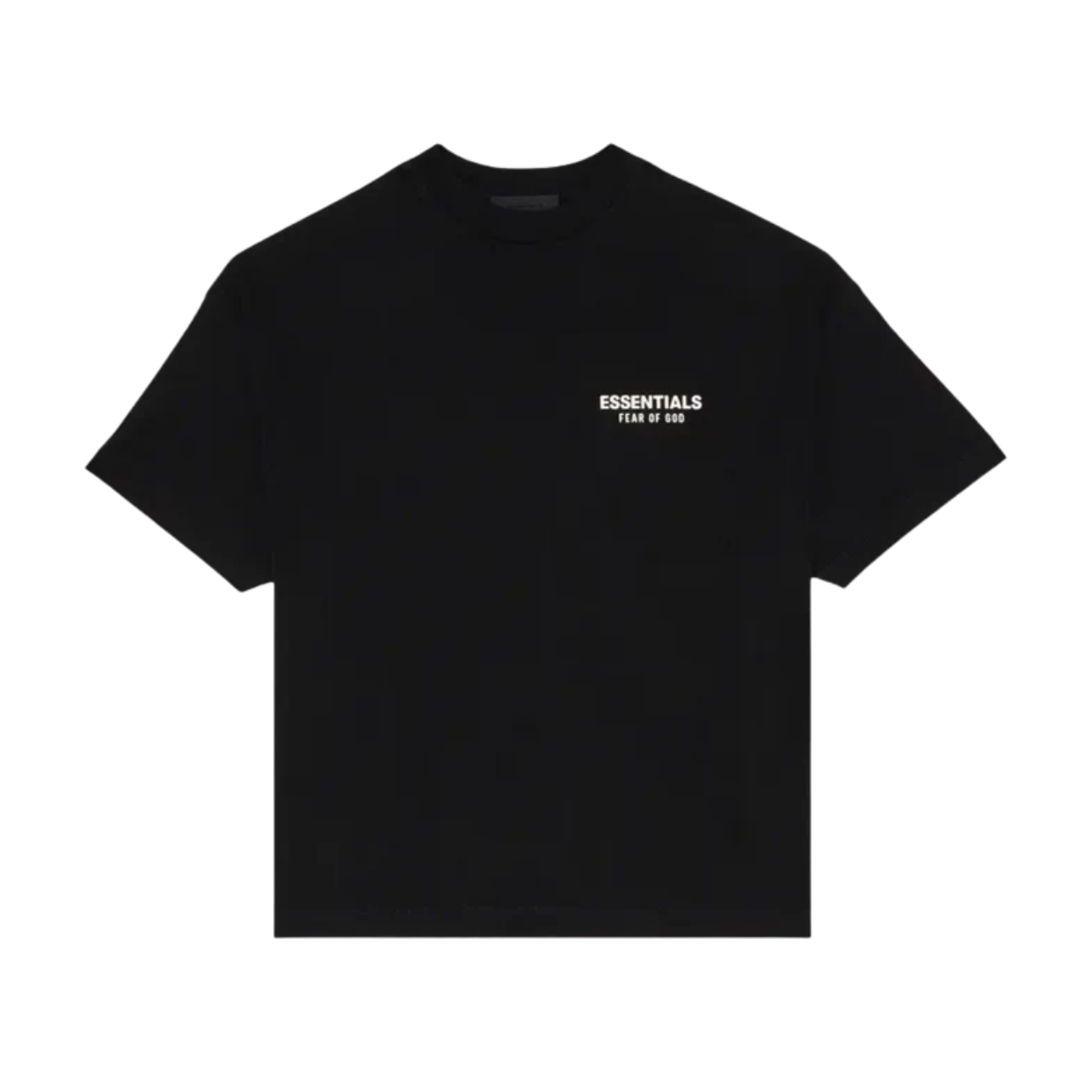 ESSENTIALS TEE 'JERSEY CREWNECK BLACK'