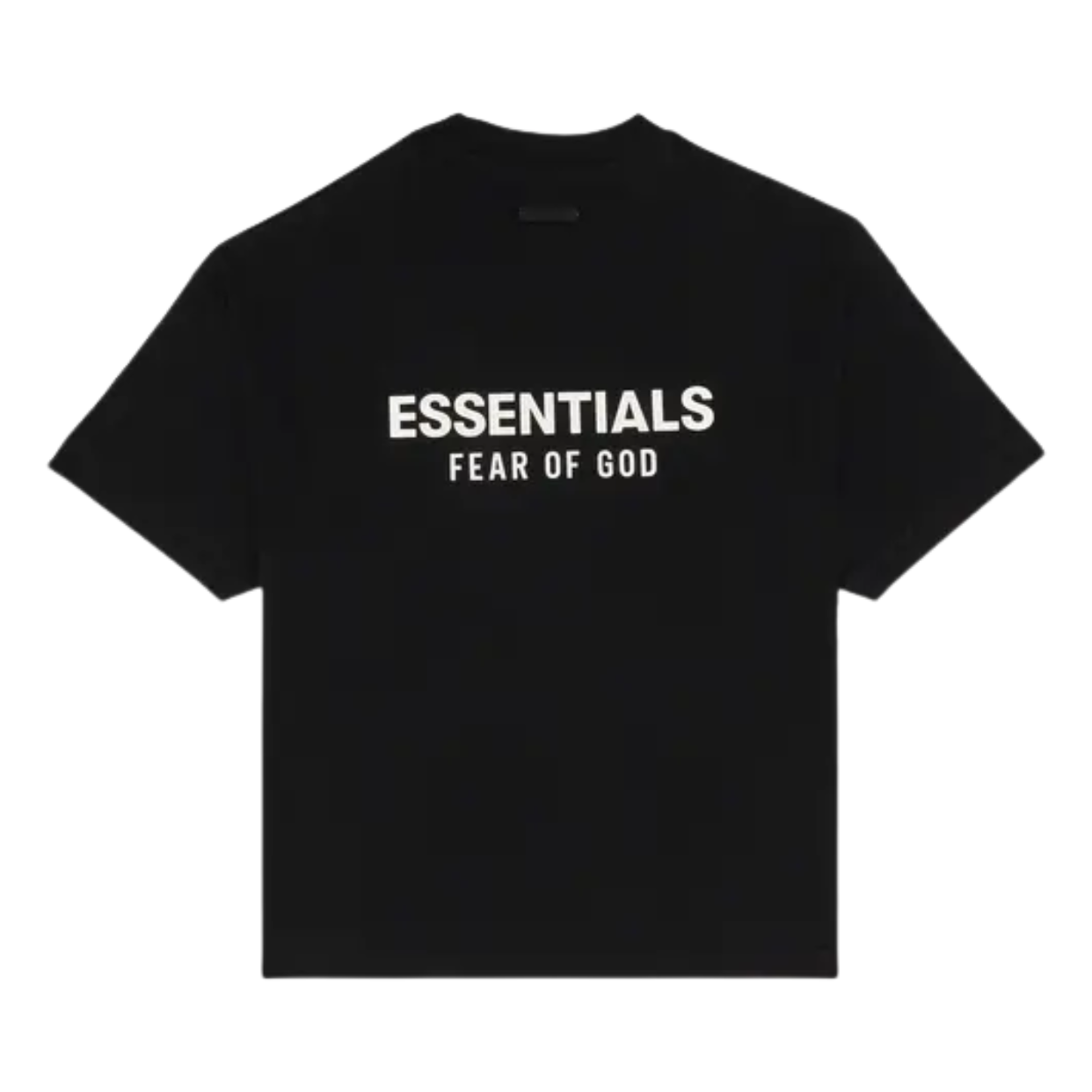ESSENTIALS TEE 'JERSEY CREWNECK BLACK'