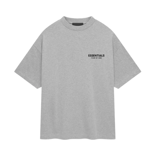 ESSENTIALS TEE 'LIGHT HEATHER GREY'