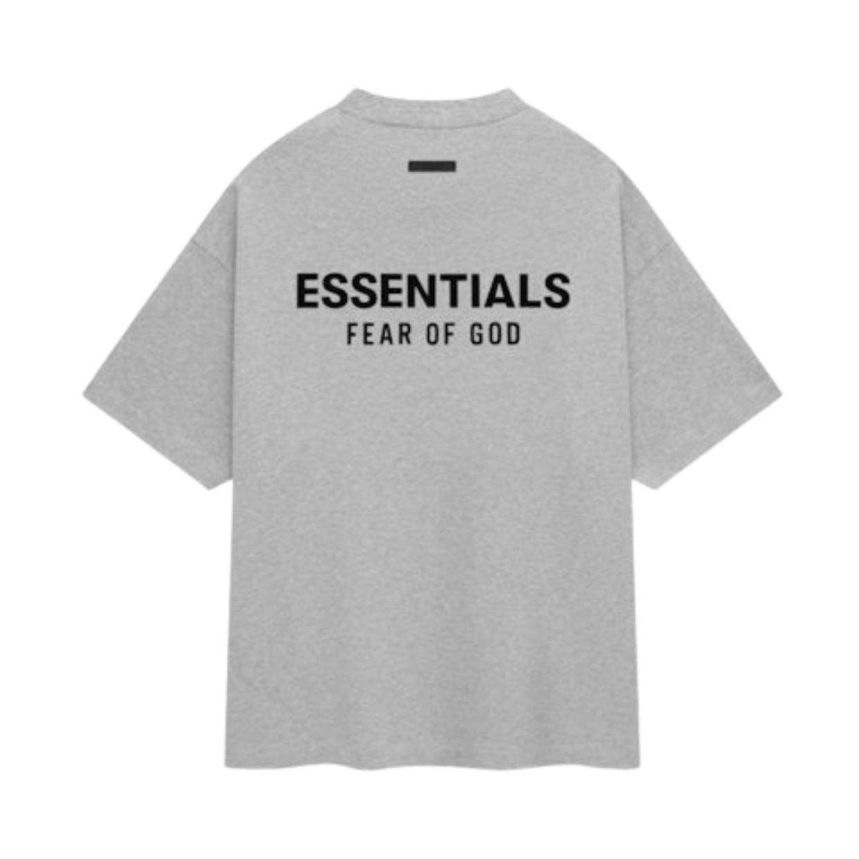 ESSENTIALS TEE 'LIGHT HEATHER GREY'