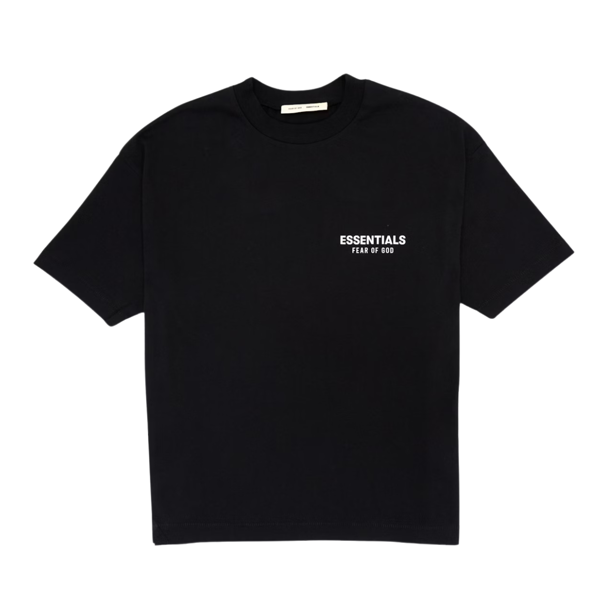 ESSENTIALS TEE 'SHORT SLEEVE CLASSIC JET BLACK'