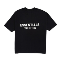ESSENTIALS TEE 'SHORT SLEEVE CLASSIC JET BLACK'