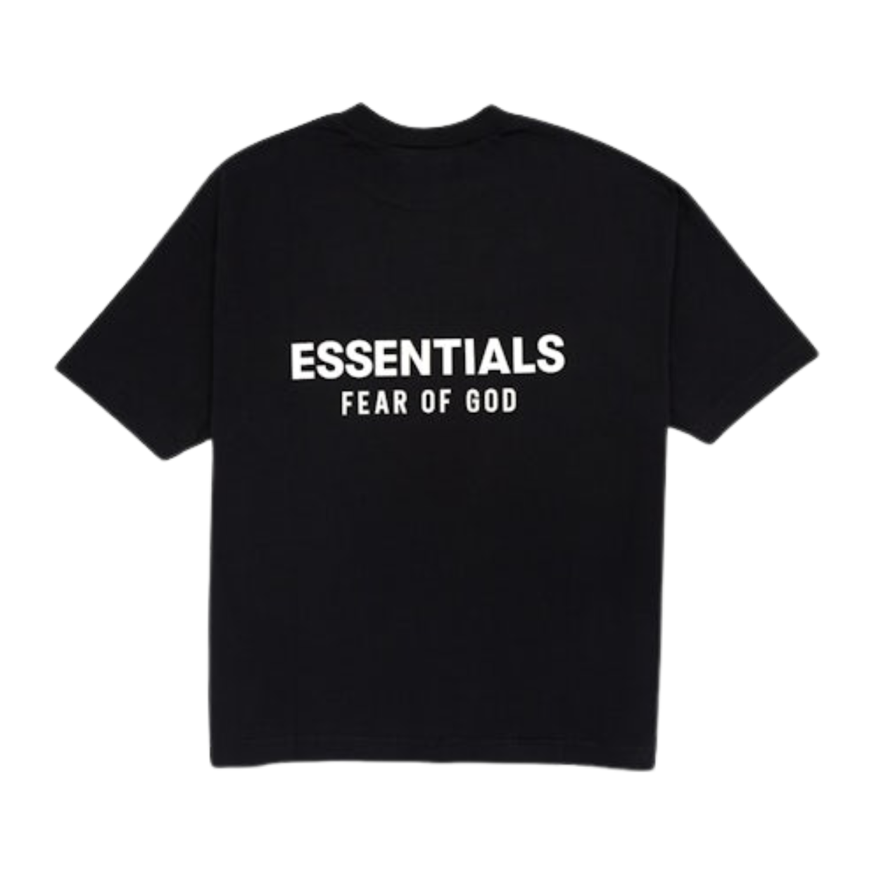 ESSENTIALS TEE 'SHORT SLEEVE CLASSIC JET BLACK'