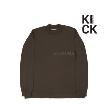 ESSENTIALS LONG SLEEVE 'OFF-BLACK'