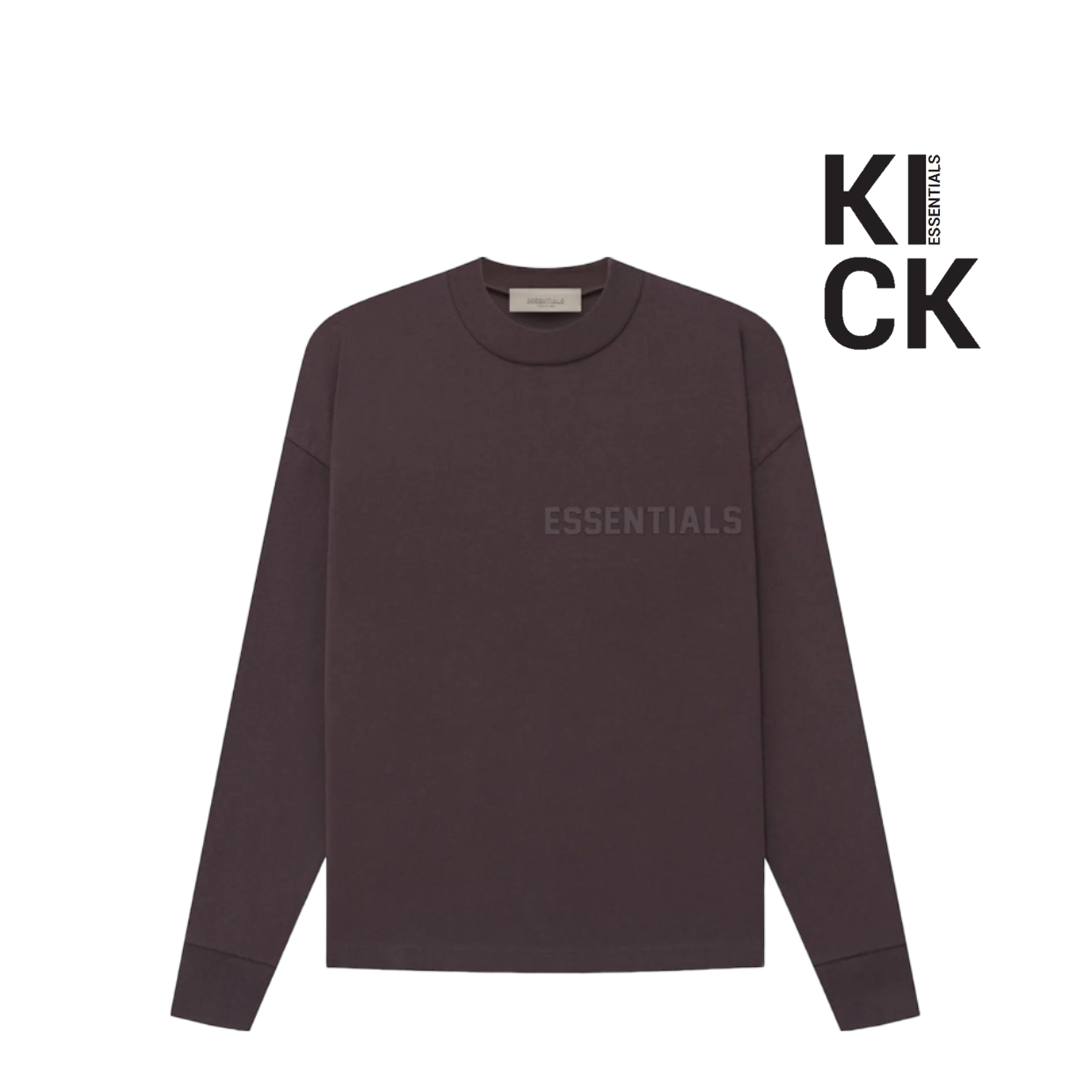 ESSENTIALS LONG SLEEVE 'PLUM'